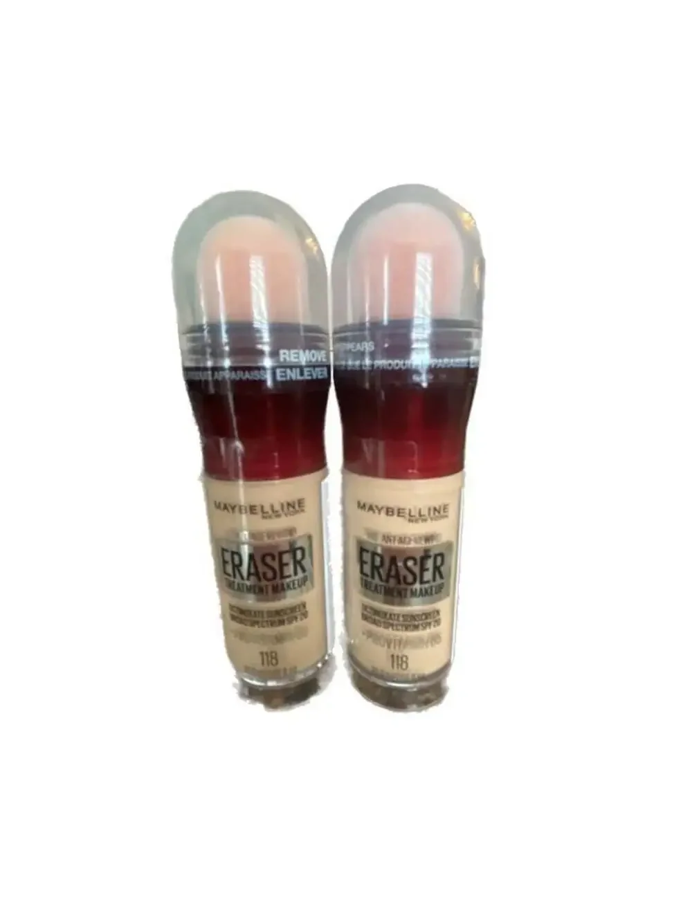 Lots of Maybelline Instant Age Rewind Eraser Foundation SPF 20 Expiration:2025